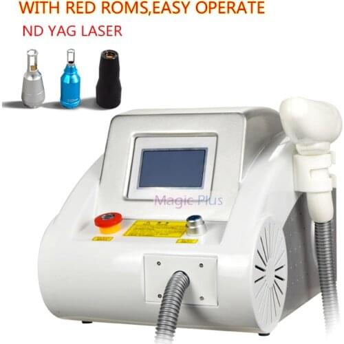 Best Selling Products 2000mj red guide beam ND Yag Laser Machine Tattoo Machines with 1064 532 1320 tip for carbon peeling