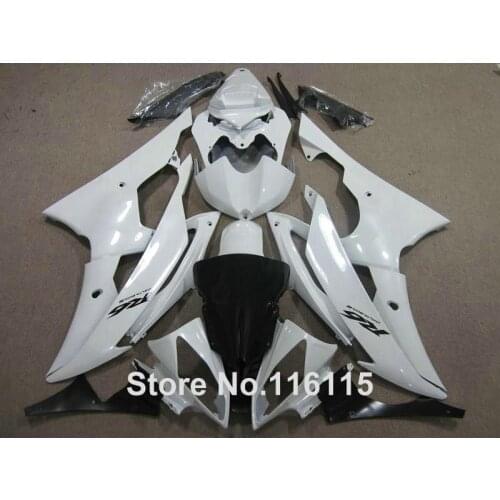 Injection molding hot sale ABS fairing kit for YAMAHA R6 2008 -2014 white black fairings set YZF R6 08 - 14 DX85