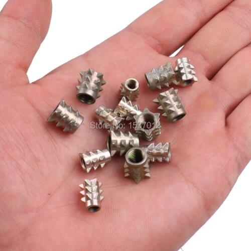 M6X10 100PCS/SET With pointed embedded nut
