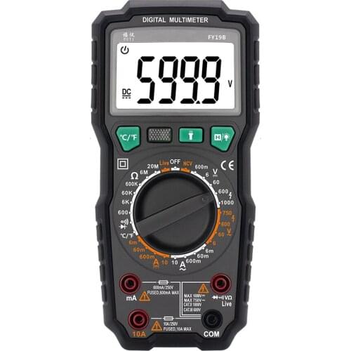 Multimeter Tester Multimetr Multimetro Digital Multimeter True RMS Multimetro Capacitance Meter AC DC Voltage NCV Ohm Hz Tester