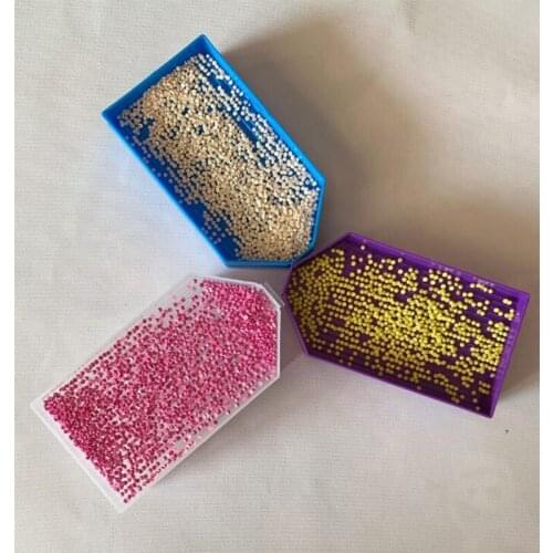 2020 new diamond embroidery accessories diamond painting tool large capacity opening plastic tray large kit