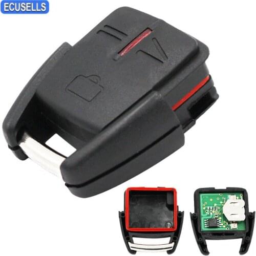 New Replacement 3 Button Remote Smart Car Key Fob for Vauxhall for Opel Astra Vectra Zafira Frontera Omega 433.92MHZ