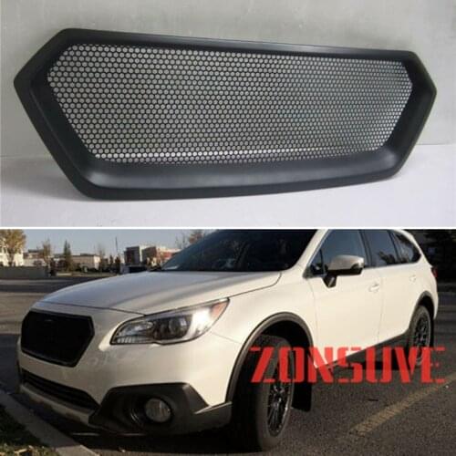 Body Kit Front Bumper Cover Refitting Grill Accessories Carbon Fibre Racing Grille Use For Subaru Outback 2015 2016 2017