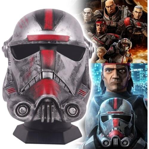 The Bad Batch Clone Troopers Imperial Stormtrooper Hunter Mask Cosplay PVC Helmet Full Face Masks Halloween Masquerade Party