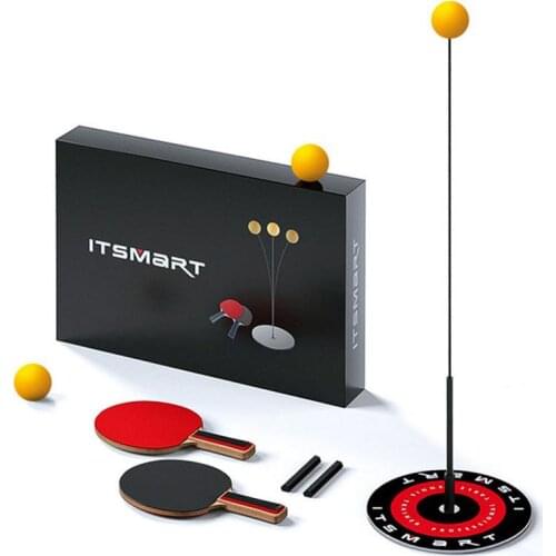 Professional Pingpong Balls Trainer Table Tennis Training Robot Rapid Rebound Elastic Soft Shaft Ping Pong Ball Machine Trainer