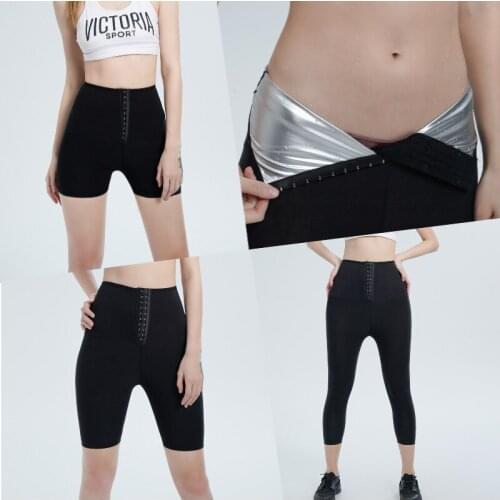 Body Shaper Pants Sauna Shapers Hot Sweat Sauna Effect Slimming Pants Fitness Short Shapewear Workout Gym Leggings Fitness Pants
