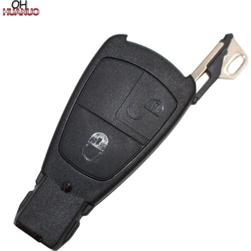 Replacement Shell For Mercedes C E S Class Uncut Key Keyless Remote FOB Case 2 Buttons+ Insert Key