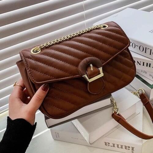 Vintage Design Luxury Brand Bags for Women 2021 Female Black Handbags Shoulder Ladies PU Leather Crossbody Purses Beautiful