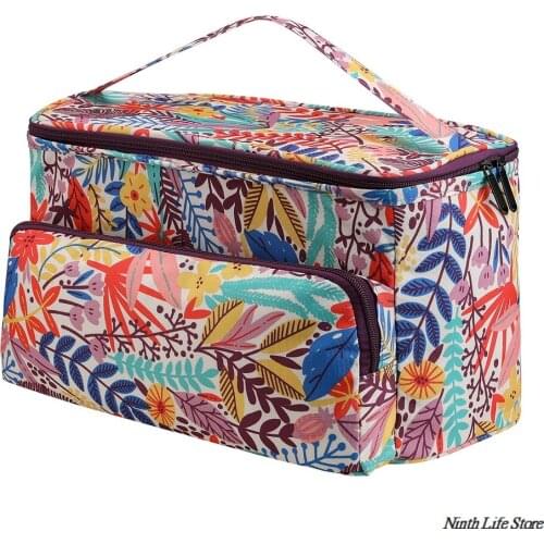 Knitting Bag DIY Hand Crocheted Wool Sweater Crochet Tool Storage Bag Home Sewing Needle Handbag Supplies Weaving Tool Tote