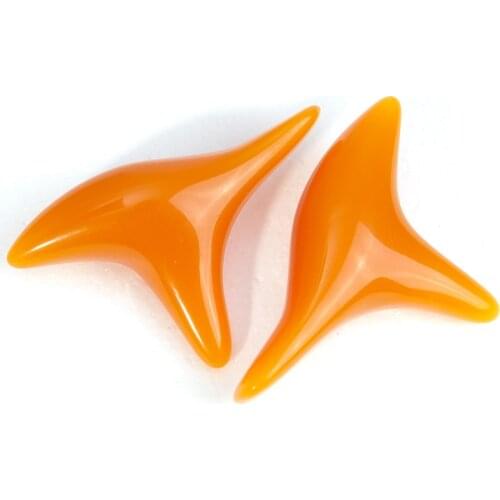 Resin Wax Lymphatic Foot Massager Triangle Finch With Acupuncture Massage The Cone Point Bar Body Tool Health Therapy Care