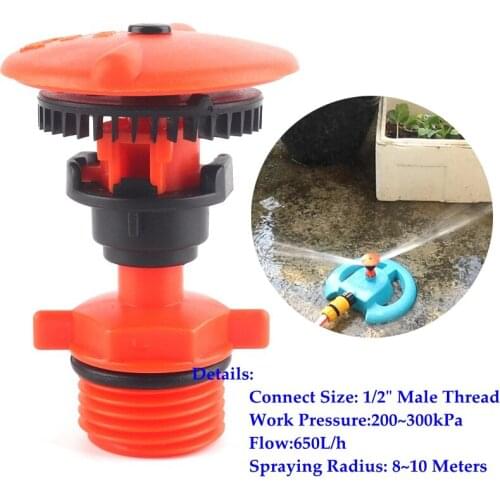 2~100pcs 1/2" Thread 650L/h 360° Auto Rotary Sprinklers Rotating Nozzle Garden Lawn Fruit Tree Irrigation Mage Sprinkler