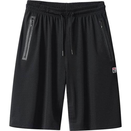 2021 Male big yards foot leisure sports elastic beam 5 minutes of pants ice screen eyes shorts