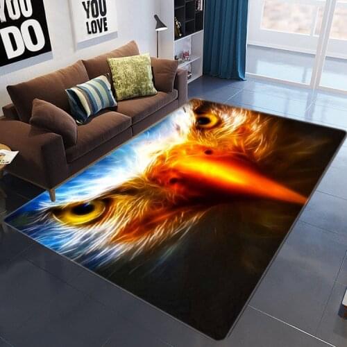 3D Eagle rug Living room sofa Kids room carpet rugs home bedroom hallway soft parlor kitchen floor mat home Decorative custom