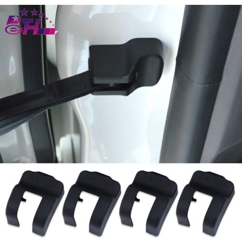 4pcs Car Styling Door Lock Stopper Limiting Arm Covers Protect Stickers For Chevrolet Cruze AVEO Trax ENCORE Auto Accessories