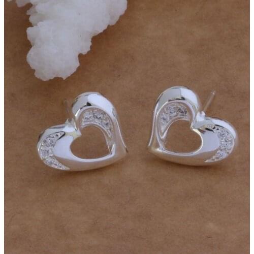 AE115 Trendy wholesale earrings , fashion jewelry , noble heart /bfcajwja bfpajwwa