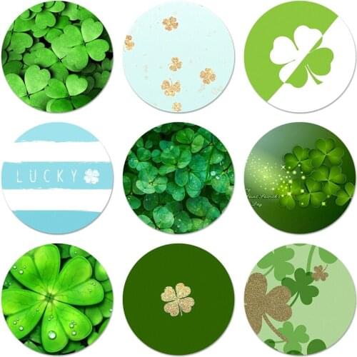 FOUR-LEAF CLOVER Brooch Pin Cosplay Badge Accessories For Clothes Backpack Decoration Gift