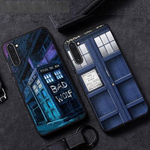 Tardis Box Doctor Who Phone Case For Samsung A51 A32 A52 A71 A50 A12 A21S S10 S20 S21 Plus Fe Ultra