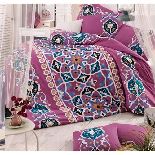 Kayra 100 Cotton Double Duvet cover set Pink