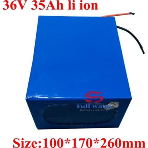 36v 35Ah lithium ion battery 18650 BMS 10S li ion for 2000W 1000w E-Bike scooter bicycle Golf Cart Tricycle EV + 5A charger