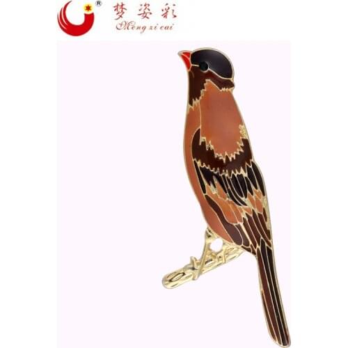 Mziking Bird Brooches For Clothes