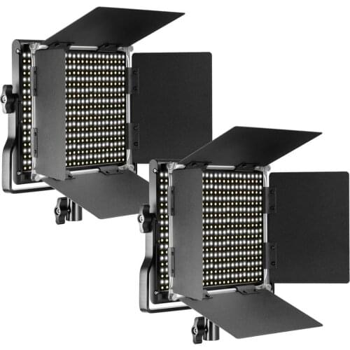 Neewer 2 Packs Professional Bi-color LED Video Light for Studio,YouTube,Product Photography,Video Shooting,Dimmable 660 Beads