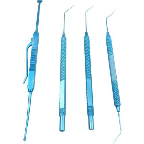 Ophthalmic Iris Restorer Micro hook probe Ophthalmic titanium Double-Headed Nucleus Splitting Knife ophthalmic instruments