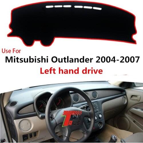 TAIJS Factory Simple Sport Polyester Fibre Car Dashboard Cover For Mitsubishi Outlander 2004 2005 2006 2007 Left Hand drive