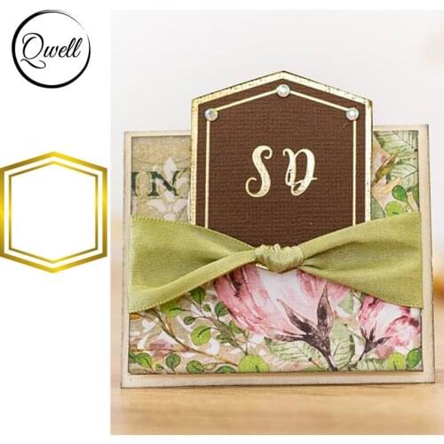 QWELL Metal Hot Foil Plate for Scrapbooking and Cards Making Paper Craft New 2019 die