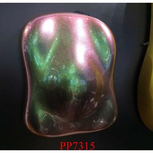 Sell quality chameleon pigment, color travel pigment powder,multi color pearl pigment,1lot=10g PP7315 green/blue,free shipping