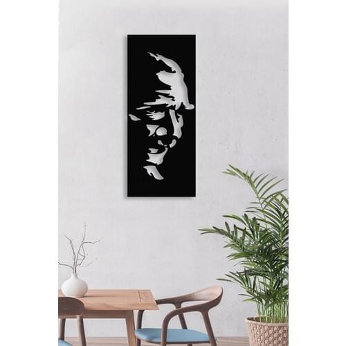 Ataturk Silhouette wood home decor modern design living room living room style art mdf Made in Turkey