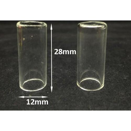 100pieces 28*12mm tube shape glass bottle with double opening glass globes jewelry vial pendant handcrafted jewelry findings