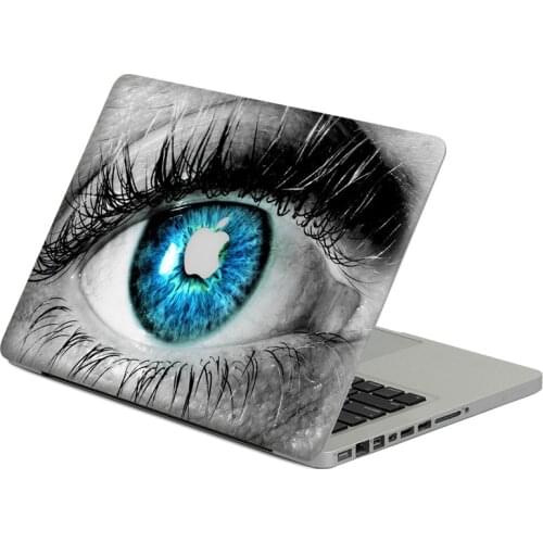 Blue eyes Vinyl Decal Sticker For DIY MacBook Air Pro Retina 11 13 15 inch Decal for Mac Laptop Full Cover Skin Sticker