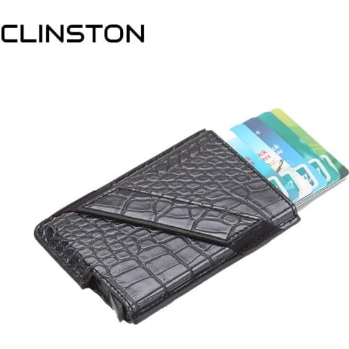 Foreign trade explosion models automatic cardholder anti-magnetic RFID aluminum alloy credit card case