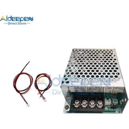 DC 12V-75V 30A High Power LED Motor Driver Module Breeding Lamp Controller Stepless Dimming Speed Regulation O-100% Duty Cycle