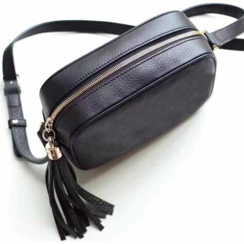 Female Camera Clutch Belt Shoulder Bags With Tassels Solid Color Womens Messenger Bag for Ladies Outside Party Casual Bag