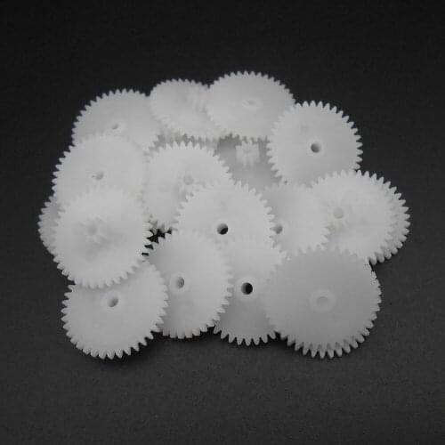 20Pcs X 0.5 Modulus 0.5M Double Gear Reduction Bilayer Gears 38 Teeth 8 Teeth Aperture 2MM 2.05mm 2B Loose Fitting 38T 8T 38082B