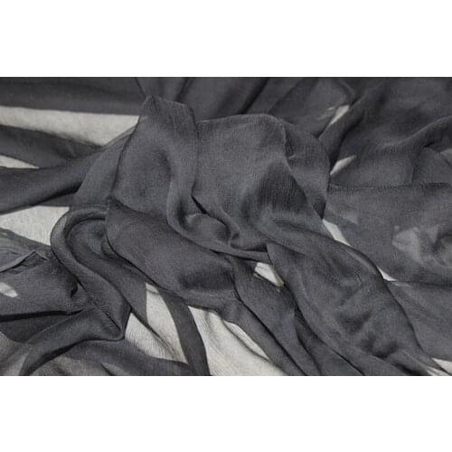5 mm 140 cm Colour Silk Crinkle Fabric for dress scarf 100% mulberry silk 55 '' width 21 grams 10 meters small wholesale SA01