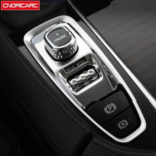 Center Console Gear Shift Frame Decoration Cover Trim ABS For Volvo XC60 S90 V90 XC90 Car Styling Interior Accessories