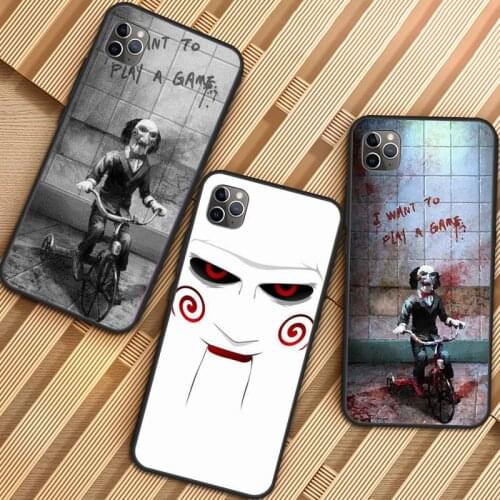 Saw Jigsaw Killer horror Phone Case for iPhone 11 12 mini pro XS MAX 8 7 6 6S Plus X 5S SE 2020 XR