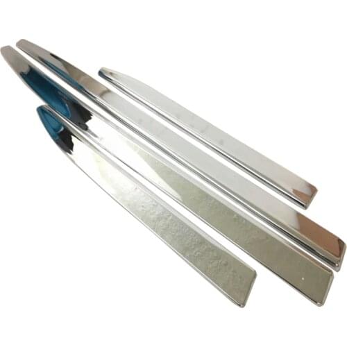 For Nissan PATROL Y62 2010-2018 Infiniti QX56 QX80 ABS Chrome Side Door Body Mouldings Protection Liner Garnish Cover Trims 4Pcs