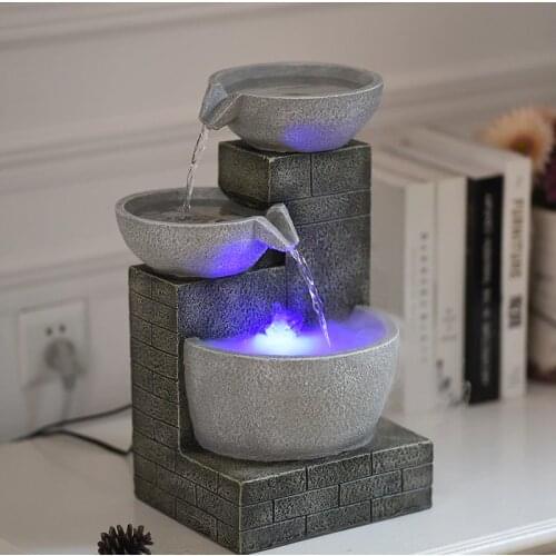 Fountain Water View Decoration Office Desktop Creative Decoration Feng Shui Home Decoration Birthday Gifts