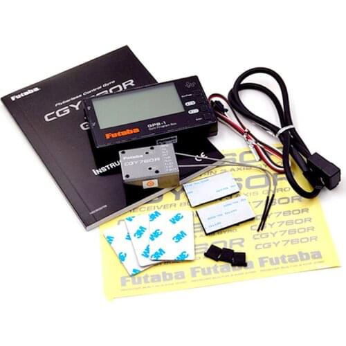 Original Futaba CGY760R Aileronless Gyroscope with Receiver With GPB-1 settings card For F3C, 3D helicopters