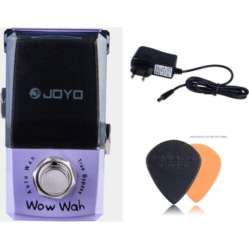 JOYO JF-322 Wow Wah Auto Wah Mini Electric Guitar Effect Pedal with Knob Guard True Bypass