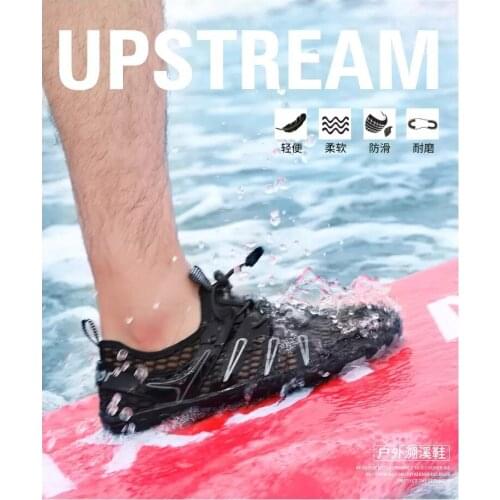New Summer Water Shoes for Men Beach Sneakers Sports Shoes Outdoor Swimming On-surf Gym Yoga Fitness Mesh Aqua Shoes Man