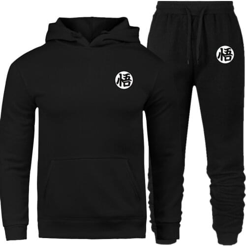 Newest Anime Fashion Brand Mens/Womens Hoodies Sets Dragon Wu slime Hoodie streetwear Men Sweat homme Casual tracksuit suits