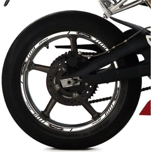 New Motorcycle Tire Reflective stickers inner wheel stripes decoration decals For KYMCO AK550 ak 550