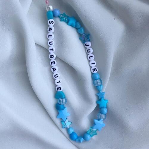 New Design String Mobile Chain Multi Color For Girls Phone Choker Necklace Strap Lanyard Hanging Neck Rope for Keys Lady Gift