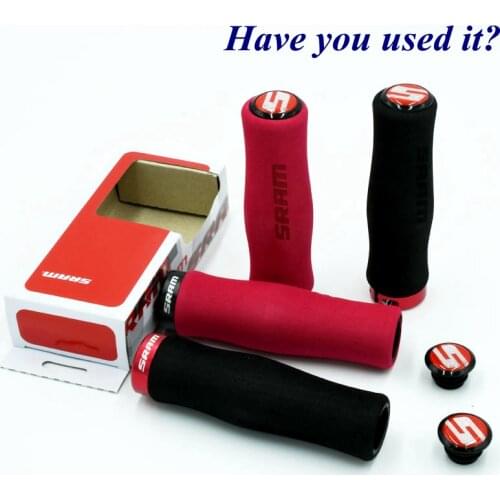 Nuevo manillar de bicicleta de montaña con cierre ergonómico, mango de espuma antideslizante, diseño único, piezas de bicicleta