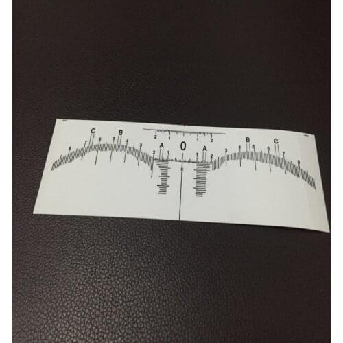 Disposabl Disposable large Ruler Measurement Mark Permanent Makeup Sticker Tattoo Eyebrow Tool Kit For Beginner
