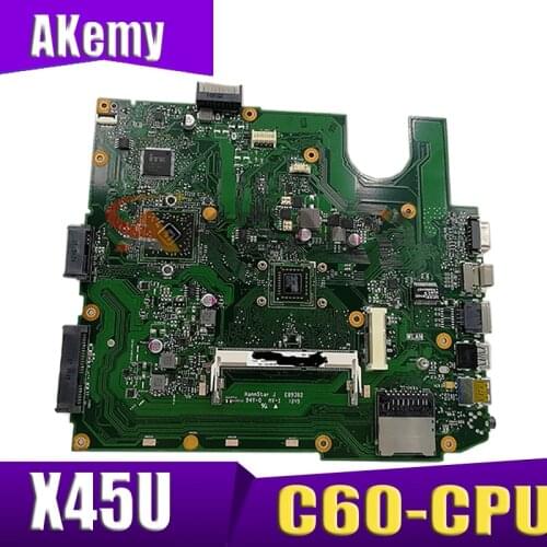 Original For Asus A45U K45U X45U motherboard mainboard With REV 2.2 60-NAOMB1401-D01 60-NAOMB1502-B01 100% Tested Working